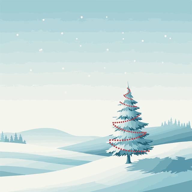 Winter, Schnee, Weihnachten, Baum