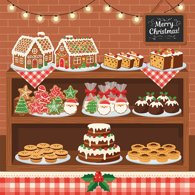 Padaria, Natal, Pão De Gengibre, Bolo