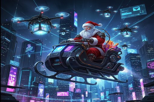 Free Santa Chocolate photo and picture