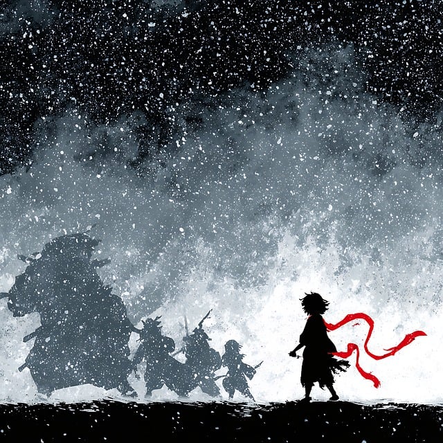 Free samurai warrior japan illustration
