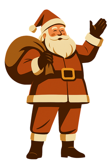 Free santa claus christmas character festive illustration illustration
