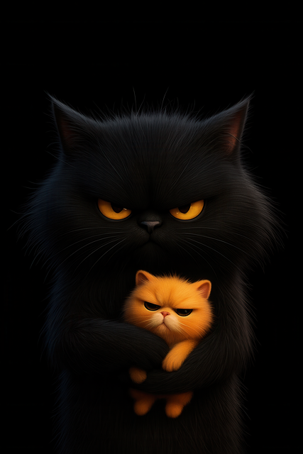 Schwarze Katze, Kätzchen