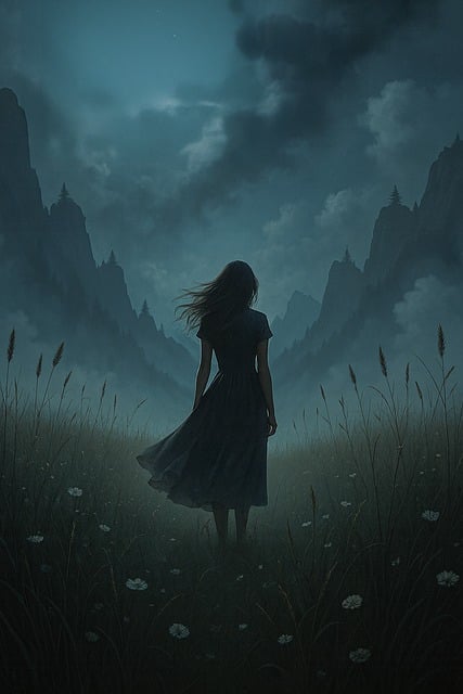 Free Moonlit Mysterious illustration and picture