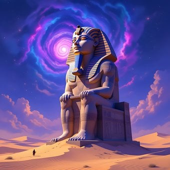 Esfinge, Egipto, Pirámide, Estatua, Giza