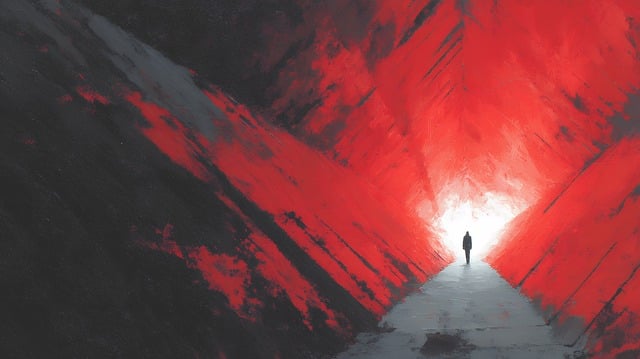 Download free HD stock image of Man Light Free man light path illustration