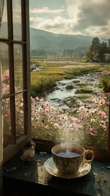 Free Window Landscape illustration and picture