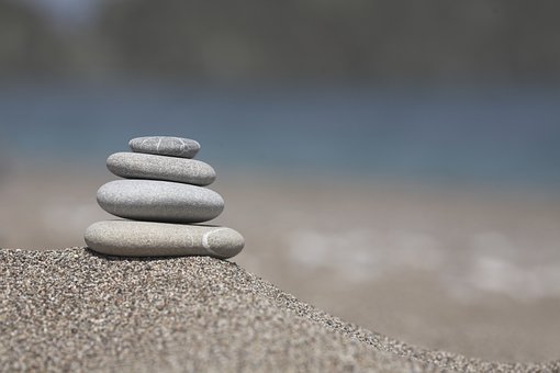 Steiner, Balansere, Meditasjon, Stille