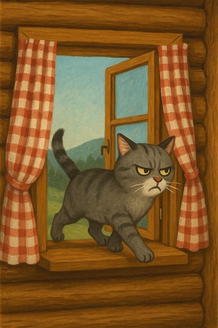 Free cat animal feline illustration
