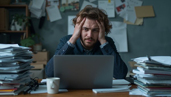 Free Stress Overwhelmed illustration and picture