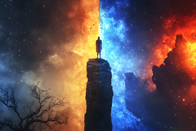Monje, Equilibrio, Cosmos, Dualidad