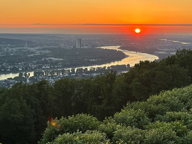 Free Sunset River photo and picture