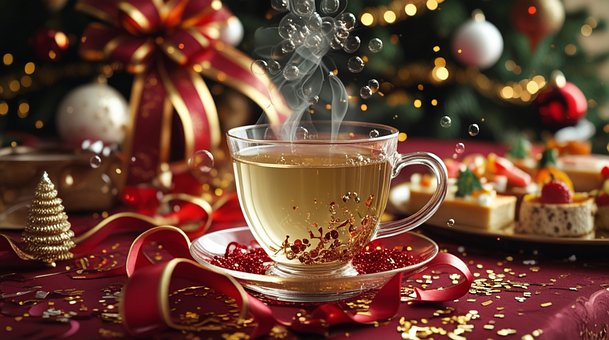 Bebida, Taza, Té, Decoración, Adviento