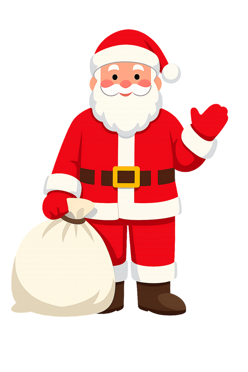 Download Santa Claus, Festive Illustration, Holiday Clipart. Royalty ...