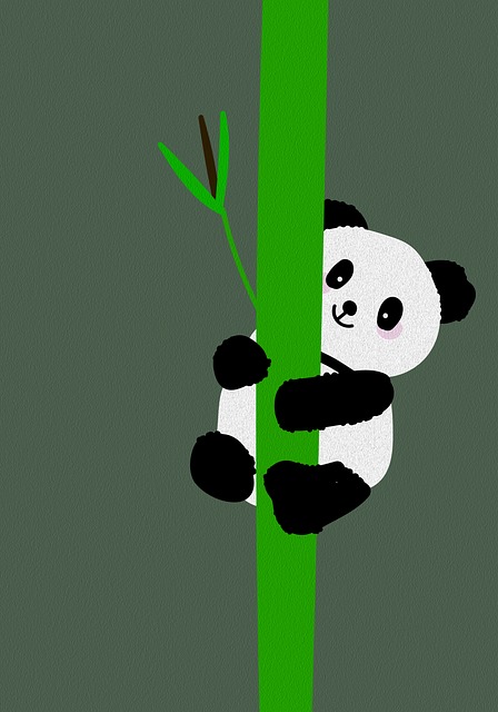Free bamboo background drawing illustration