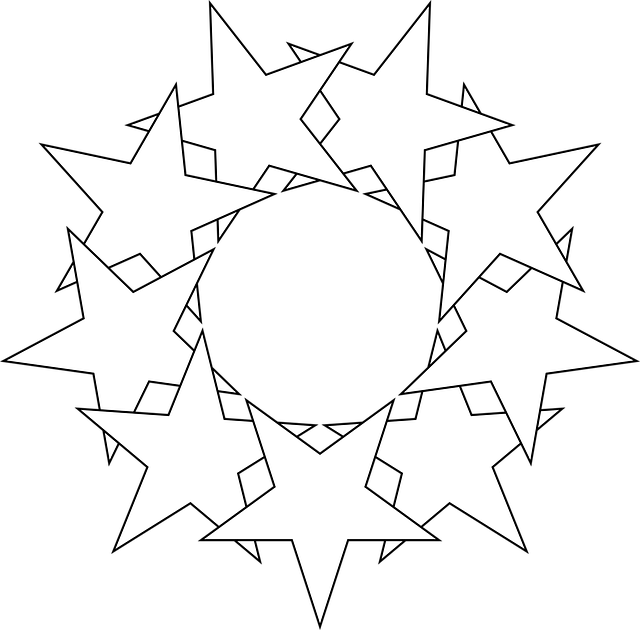 Stjerner, Geometrisk, Gentagelse