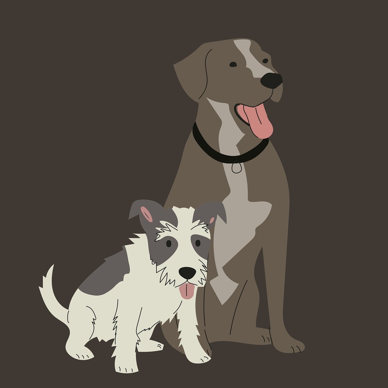 Dogs - free online jigsaw puzzle photo