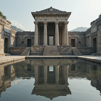 Free Ancient Temple Sacred Water photo and picture