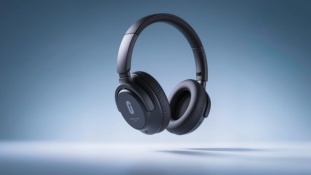 Free Wireless Headphones Audio Technology illustration and picture