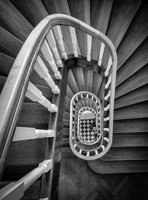 Treppenhaus, Treppe, Wendeltreppe