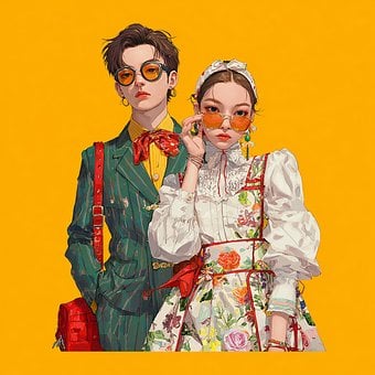 Mode, Modell, Freiheit, Stadt, Figuren