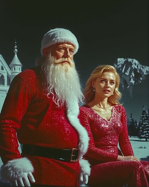 Weihnachtsmann, Frau, Weihnachten