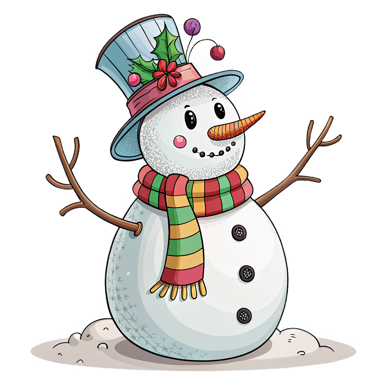 Download Snowman, Winter, Snow. Royalty-Free Stock Illustration Image ...
