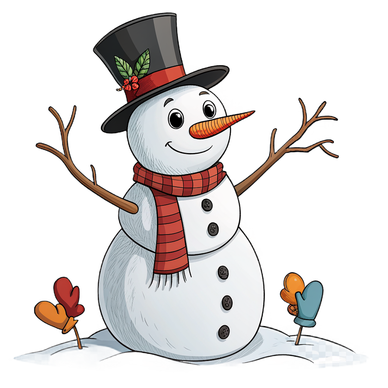 Download Snowman, Winter, Snow. Royalty-Free Stock Illustration Image ...