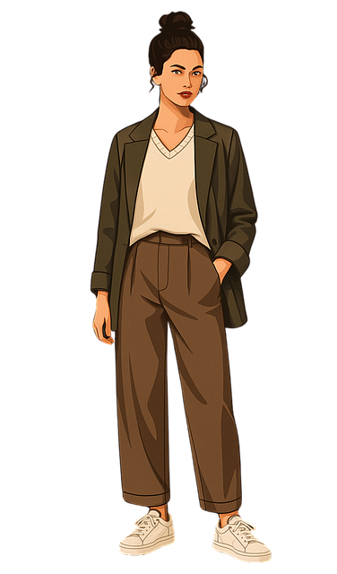 Free woman female business casual vector