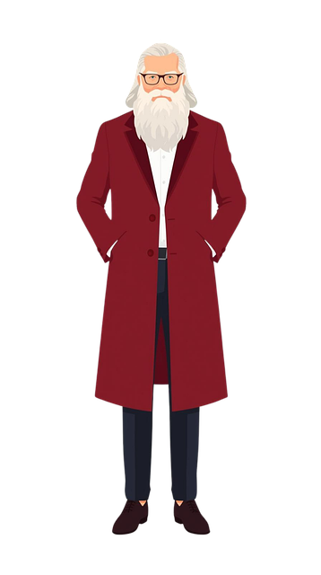 Free man male senior illustration