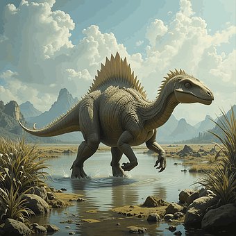 Free Therizinosaurus Rare Dinosaur illustration and picture