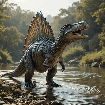 Free Spinosaurus Rare Dinosaur illustration and picture
