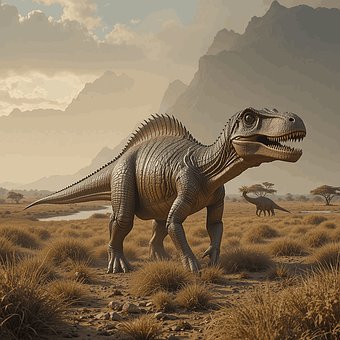 Free Carcharodontosaurus African Dinosaur illustration and picture