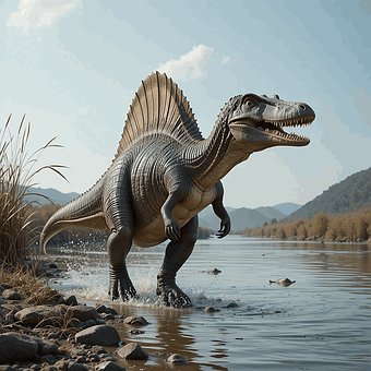 Free Spinosaurus Dinosaur illustration and picture