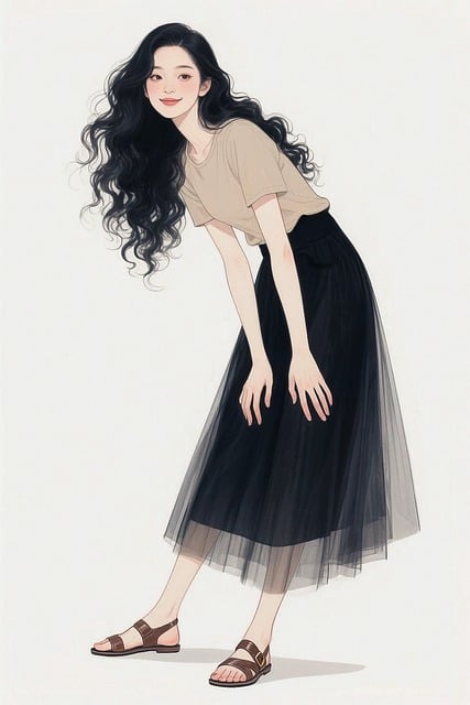 Modeillustration, Lässige Kleidung