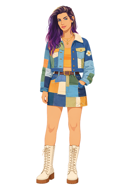 Ilustração De Moda Casual, Estilo Jovem