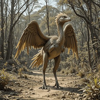 Free Zhenyuanlong Feathered Dinosaur illustration and picture