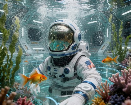 Free Astronaut Space illustration and picture