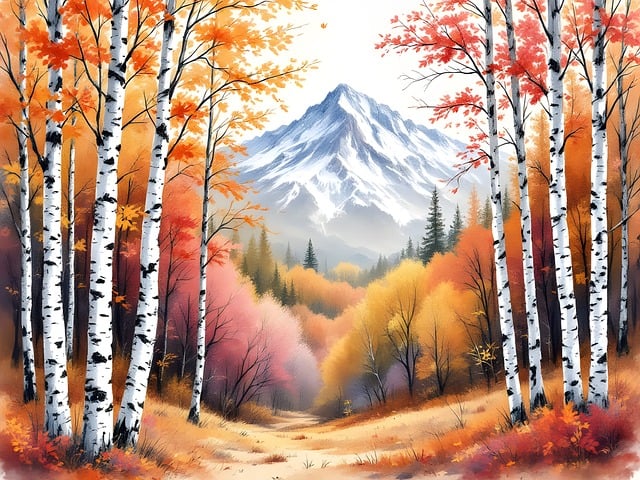 Wald, Verträumt, Natur, Bäume, Birke