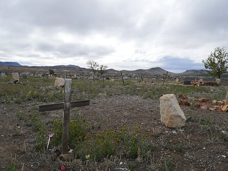Wüste, Berge, Natur, Geisterstadt
