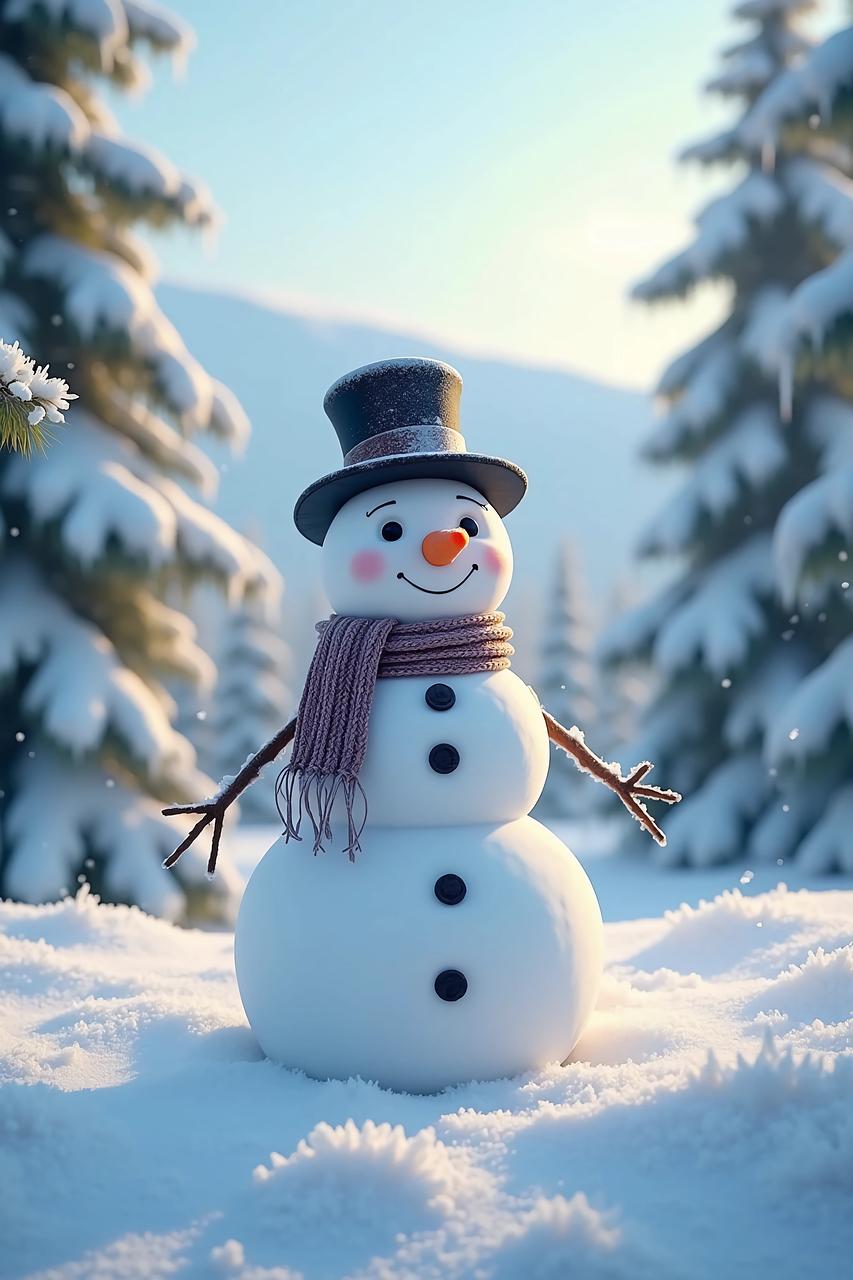Download Snowman, Winter, Snow. Royalty-Free Stock Illustration Image ...