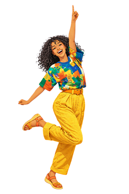 Free fashion woman joyful vector