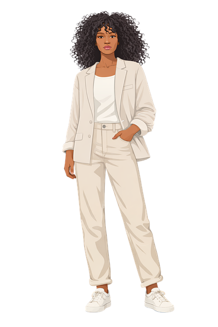 Free woman fashion elegant vector