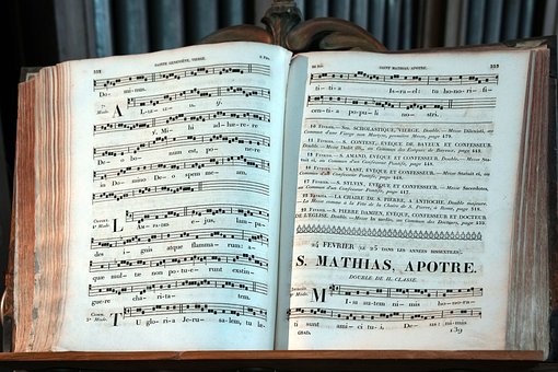Gesangbuch, Weihnachen, Singen, Noten
