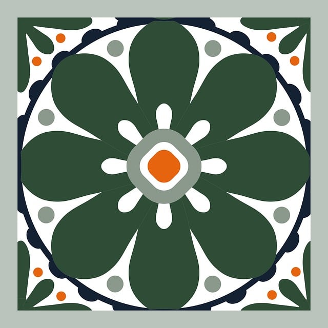 Free moroccan tile marble vector
