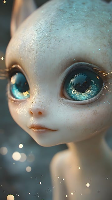 Free alien biomechanical enigmatic illustration