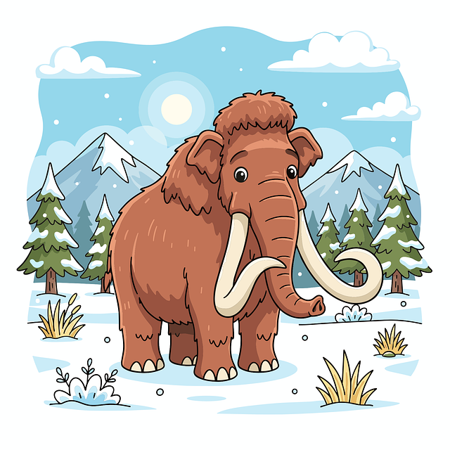 Mammut, Wollmammut, Prähistorisches Tier