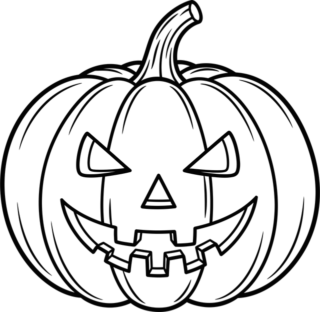 Free halloween pumpkin jackolantern vector