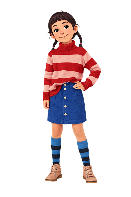 Free girl child kid vector