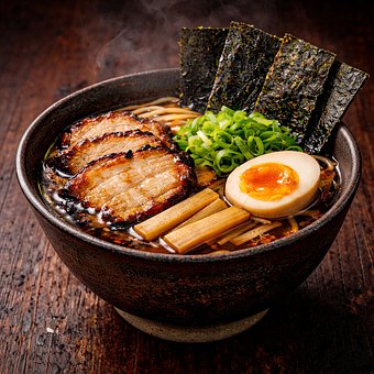 Shoyu Ramen, Japansk Ramen, Ramen Skål