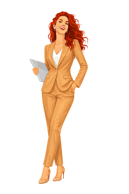 Free business woman professional confident vector
